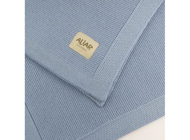 Gebreid-deken-100-Merino-Wol-75x100cm-Blue