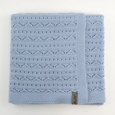 Gebreid-deken-100-Merino-Wol-75x100cm-Blue