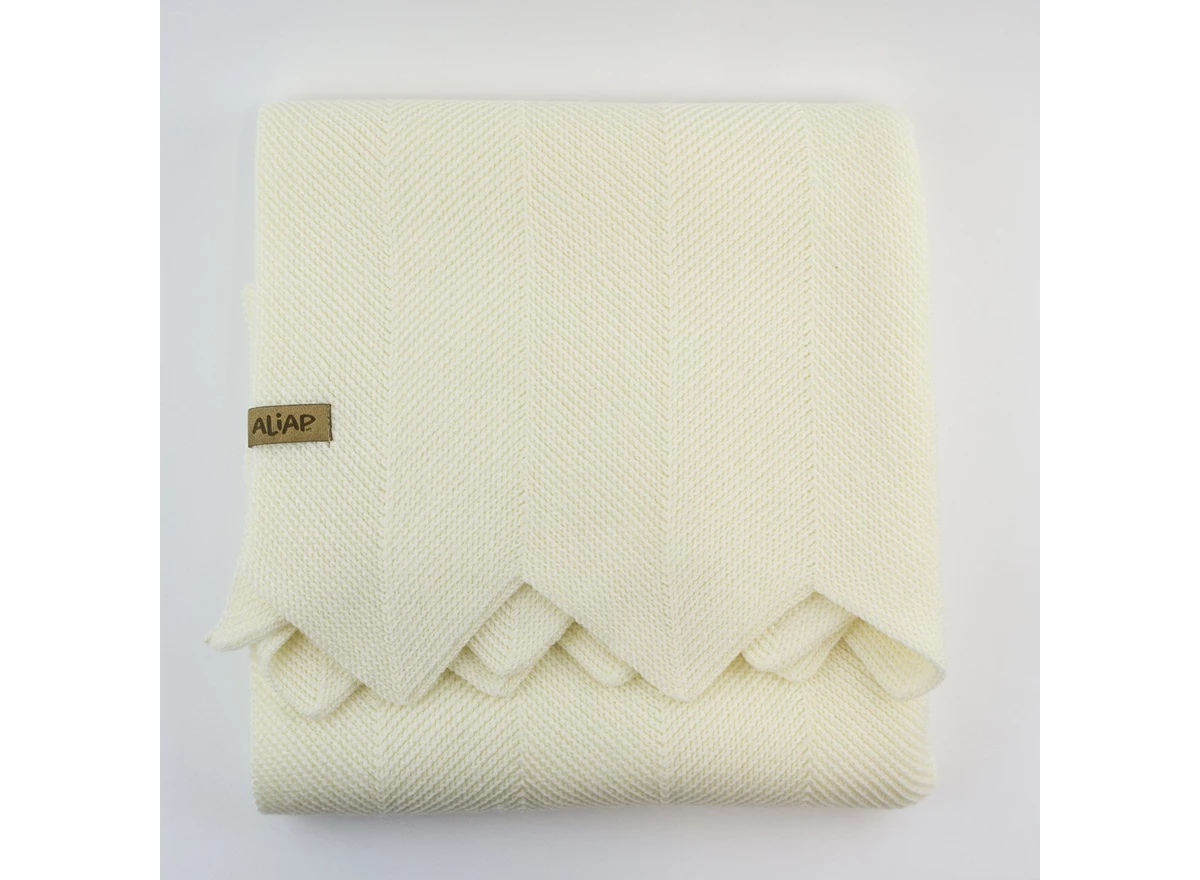 Gebreid-deken-100-Merino-Wol-75x100cm-Cream