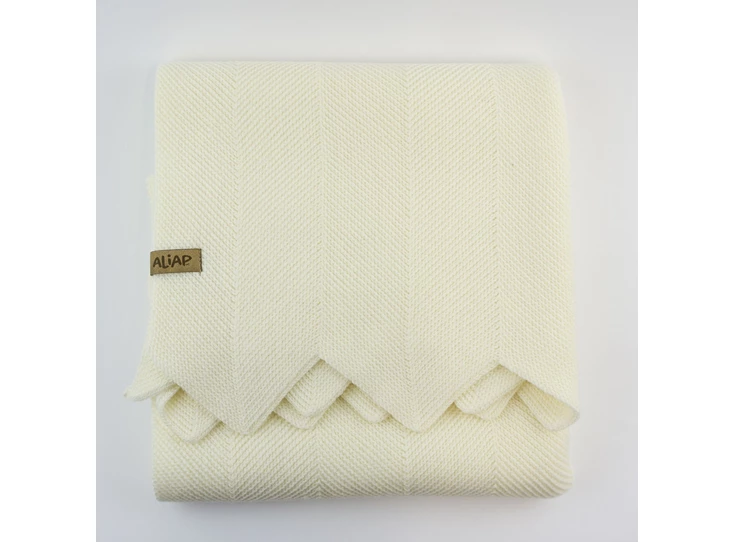 Gebreid-deken-100-Merino-Wol-75x100cm-Cream