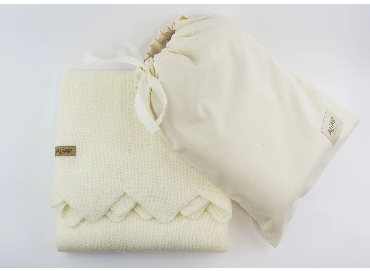 Gebreid-deken-100-Merino-Wol-75x100cm-Cream