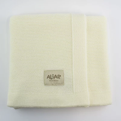 Gebreid-deken-100-Merino-Wol-75x100cm-Cream