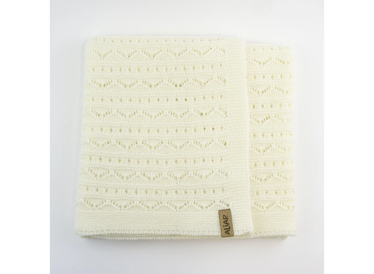 Gebreid-deken-100-Merino-Wol-75x100cm-Cream