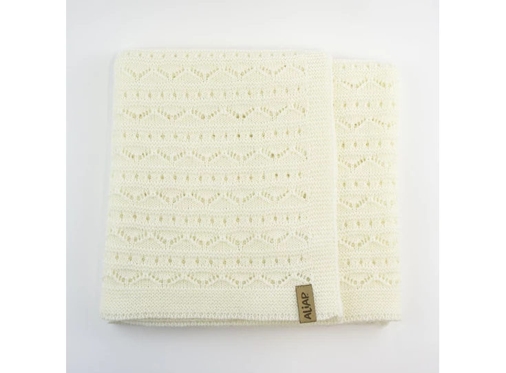 Gebreid-deken-100-Merino-Wol-75x100cm-Cream