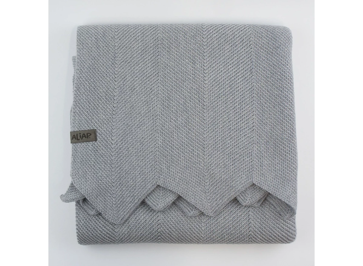 Gebreid-deken-100-Merino-Wol-75x100cm-Grey