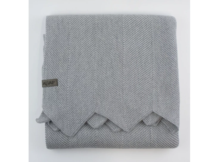 Gebreid-deken-100-Merino-Wol-75x100cm-Grey