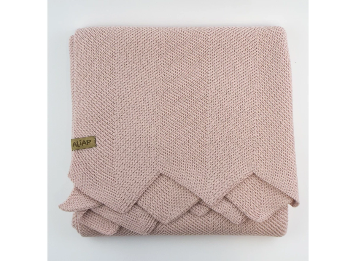 Gebreid-deken-100-Merino-Wol-75x100cm-Pink