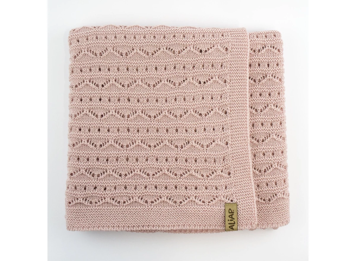 Gebreid-deken-100-Merino-Wol-75x100cm-Pink