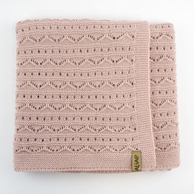 Gebreid-deken-100-Merino-Wol-75x100cm-Pink