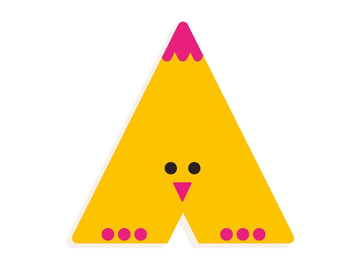 Grafisch-Dierenletters-A