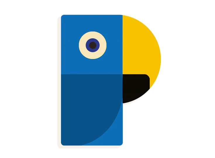 Grafisch-Dierenletters-P