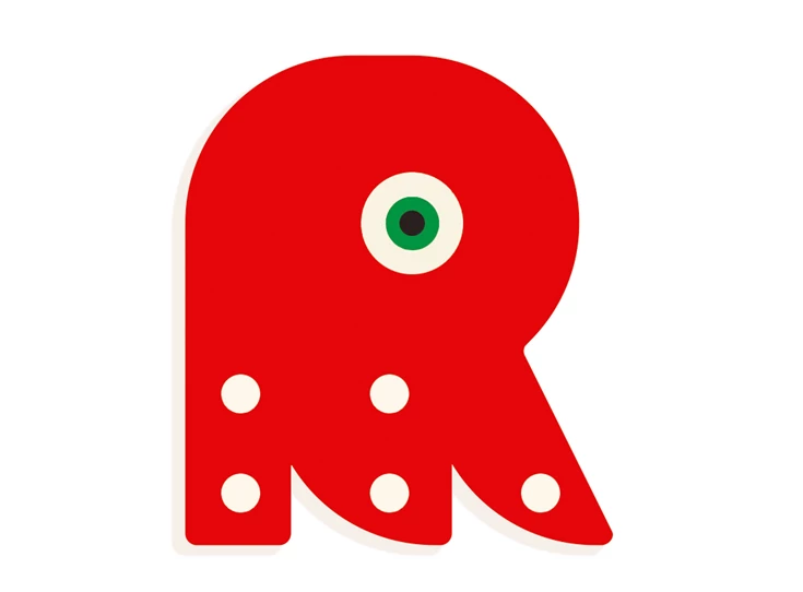 Grafisch-Dierenletters-R