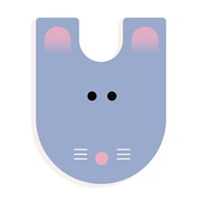 Grafisch-Dierenletters-U