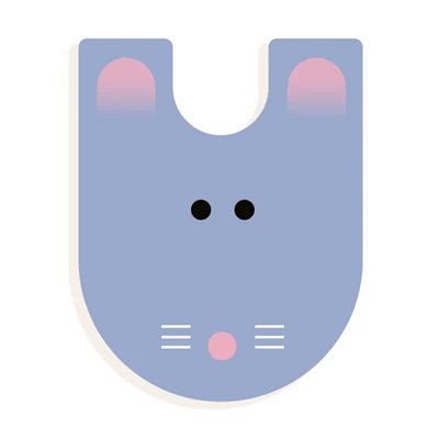 Grafisch-Dierenletters-U