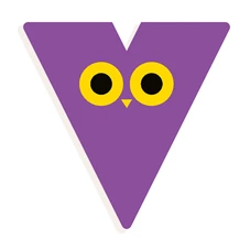 Grafisch-Dierenletters-V
