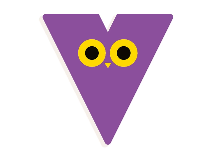 Grafisch-Dierenletters-V