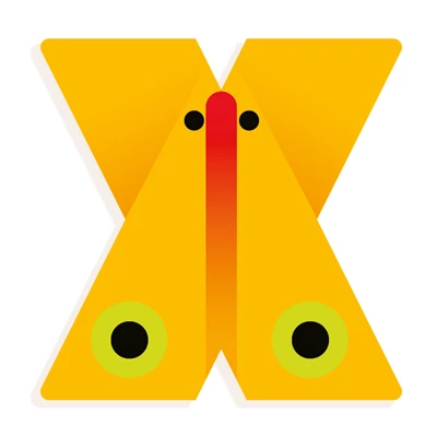 Grafisch-Dierenletters-X