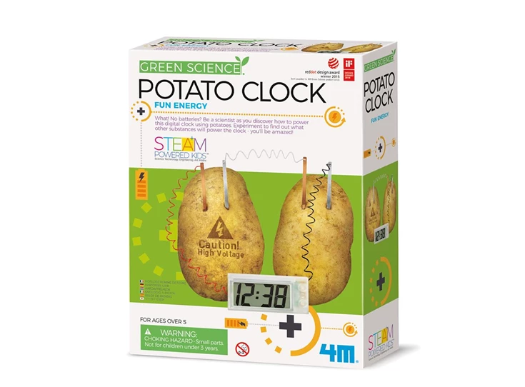 Green-Science-Potato-Clock