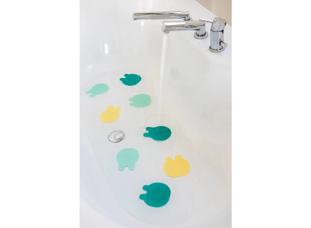 Grippi-non-slip-bath-buddies-Jellyfish-green-yellow