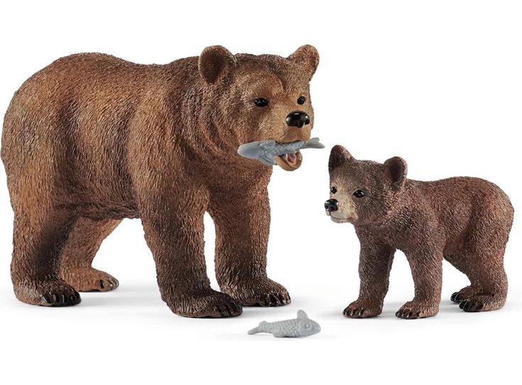 Grizzlybeer-met-Grizzlybeertje