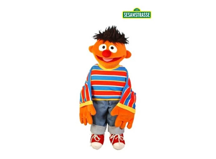 Handpop-Sesamstraat-45cm-Kleine-Ernie