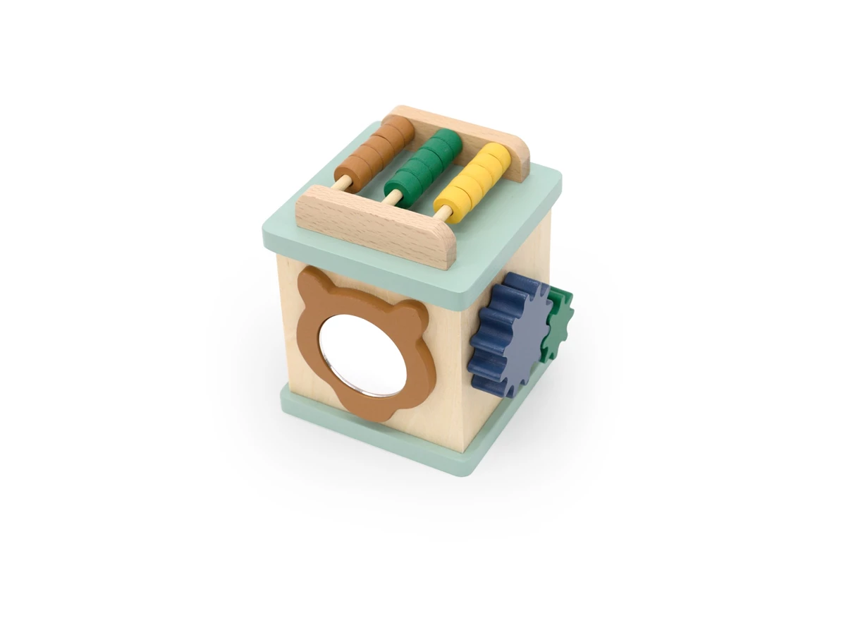 Houten-activiteitenkubus-mini