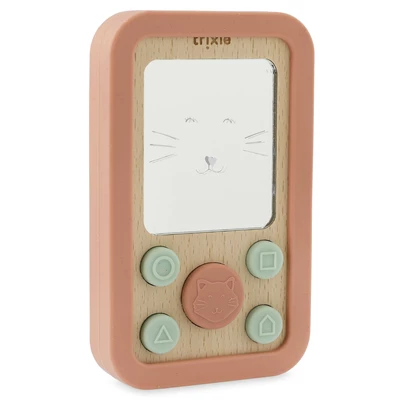 Houten-Baby-Telefoon-met-Siliconen-Mrs-Cat
