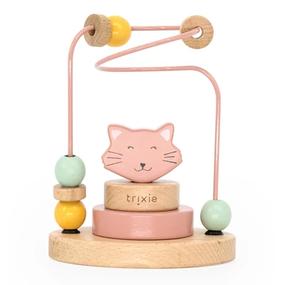Houten-Kralenframe-Mrs-Cat