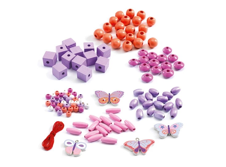 Houten-parels-Vlinders