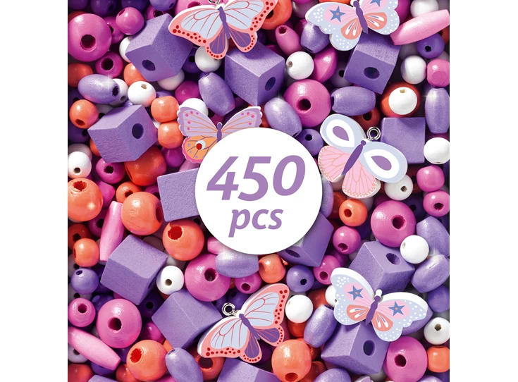 Houten-parels-Vlinders