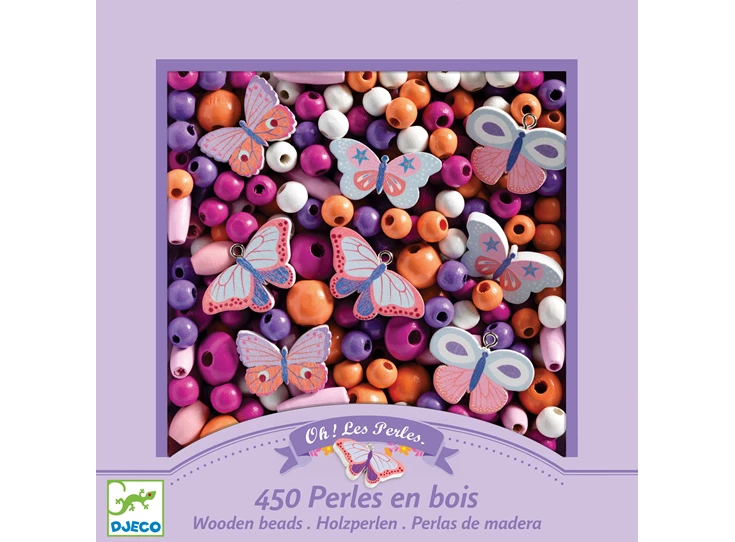 Houten-parels-Vlinders