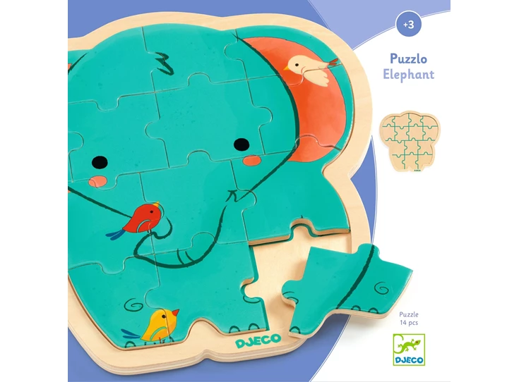 Houten-Puzzel-Olifiant-14-st