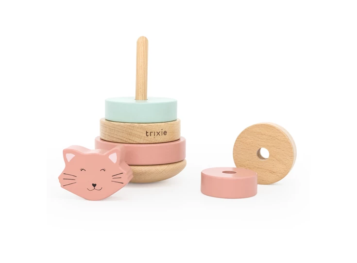 Houten-Stapeltoren-Mrs-Cat