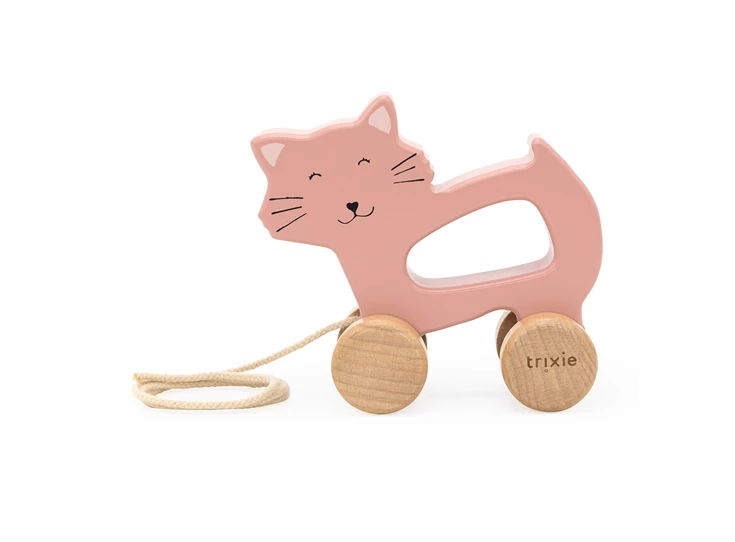 Houten-Trekspeeltje-Mrs-Cat