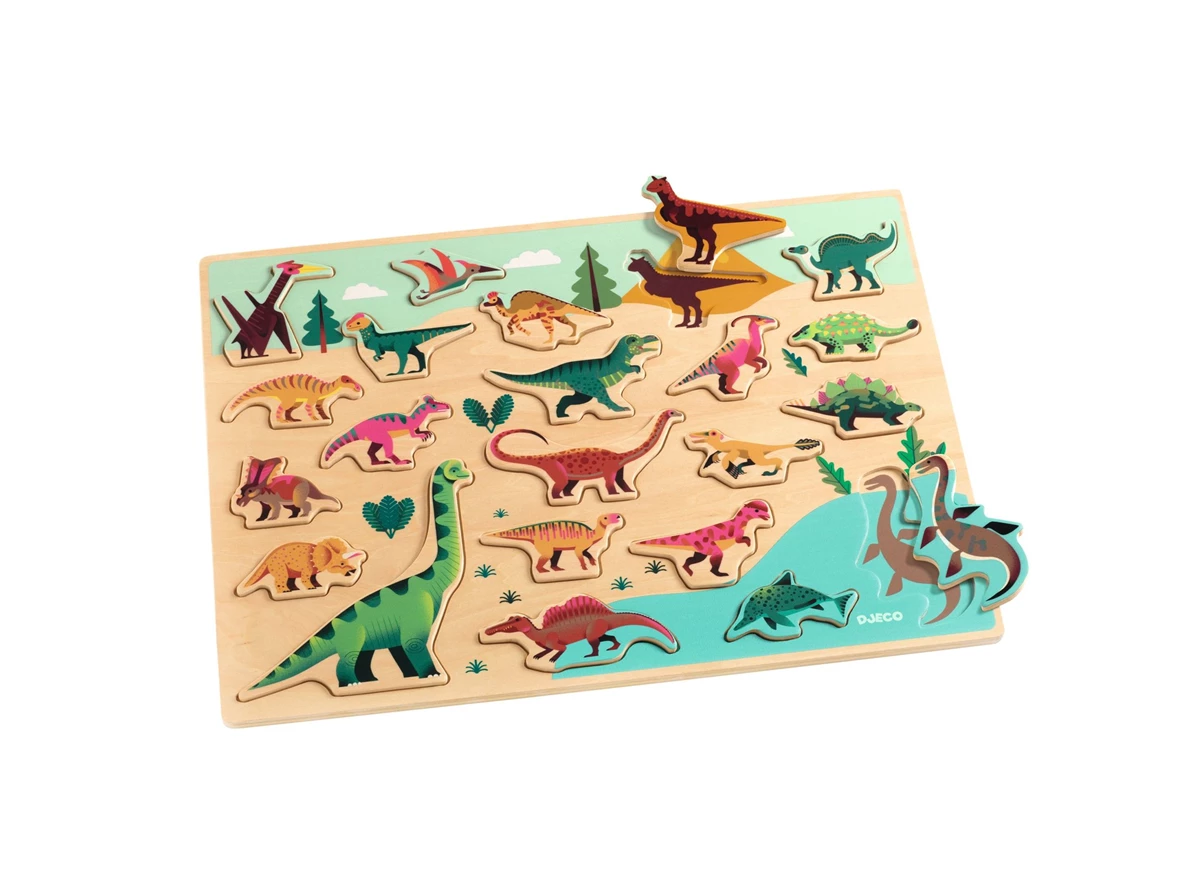 Inlegpuzzel-Dino