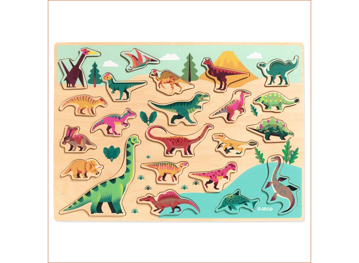Inlegpuzzel-Dino