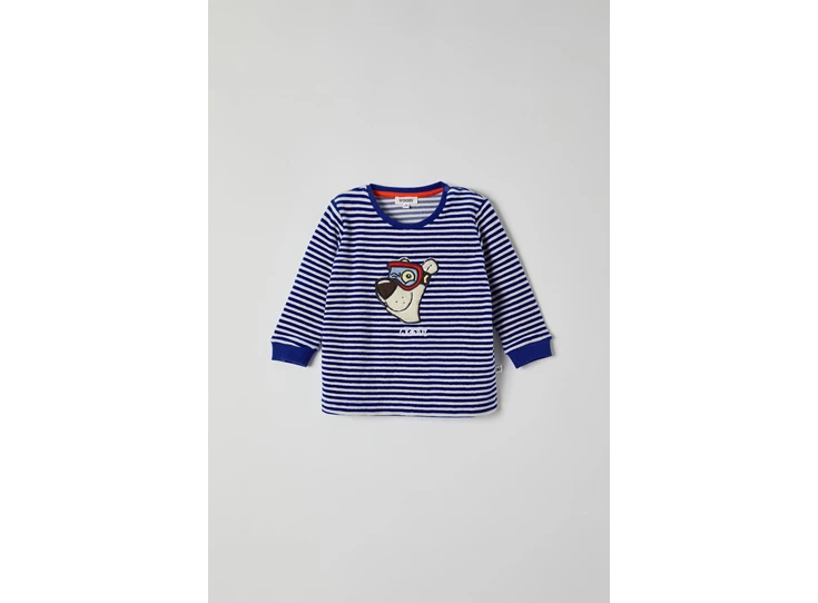 Jongens-pyjama-blauw-wit-gestreept-1m