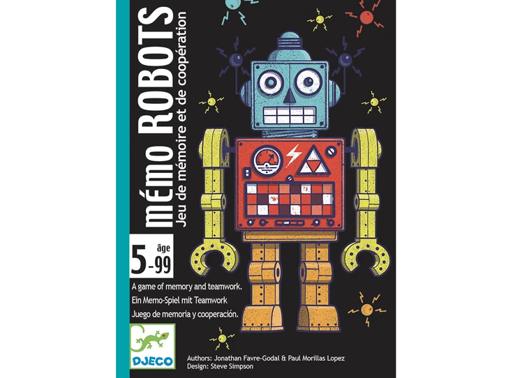 Kaartspel-Memo-Robots