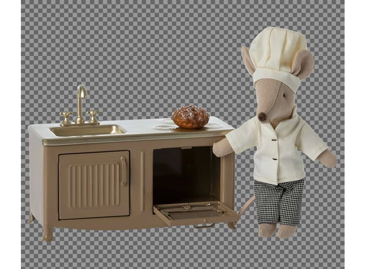 Keuken-Muis-Lichtbruin