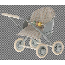 Kinderwagen-Babymuisjes-Blauw
