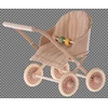 Kinderwagen-Babymuisjes-Rose