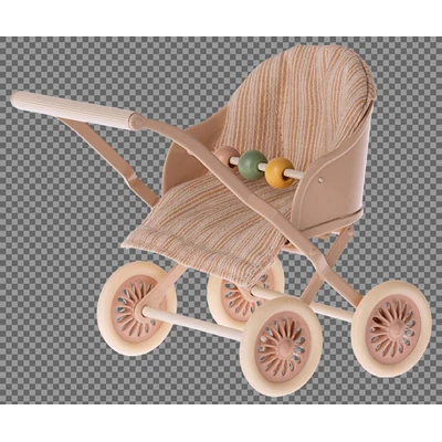 Kinderwagen-Babymuisjes-Rose