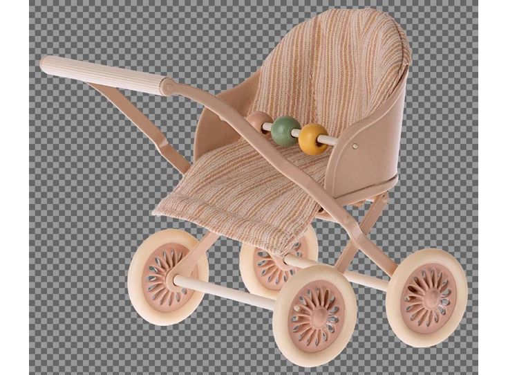 Kinderwagen-Babymuisjes-Rose