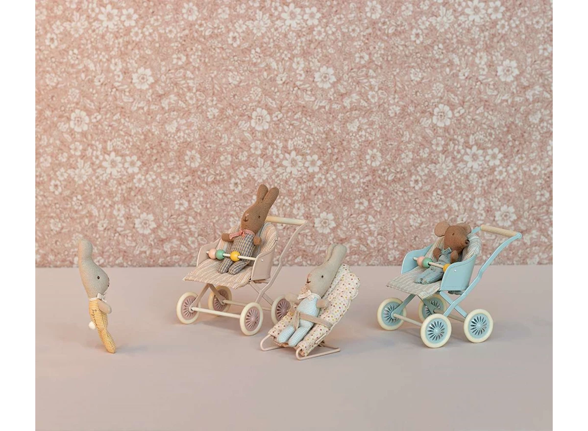 Kinderwagen-Babymuisjes-Rose