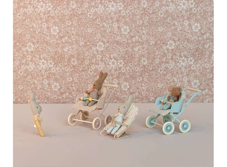 Kinderwagen-Babymuisjes-Rose