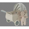 Kinderwagen-met-Baby-Muis-Mint