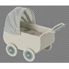 Kinderwagen-met-Baby-Muis-Mint