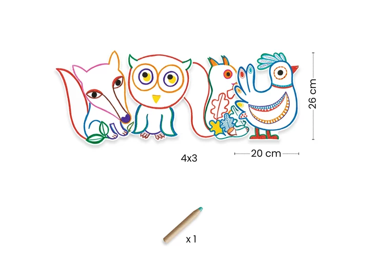 Kleuren-Dieren-uit-het-Bos-komen-tevoorschijn