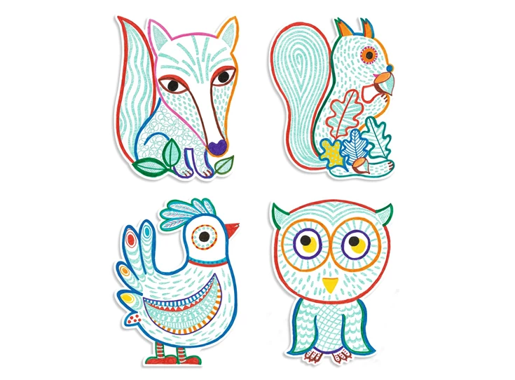 Kleuren-Dieren-uit-het-Bos-komen-tevoorschijn