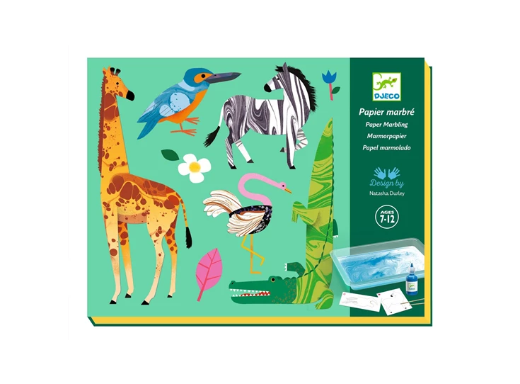 Knutselset-Gemarmerd-papier